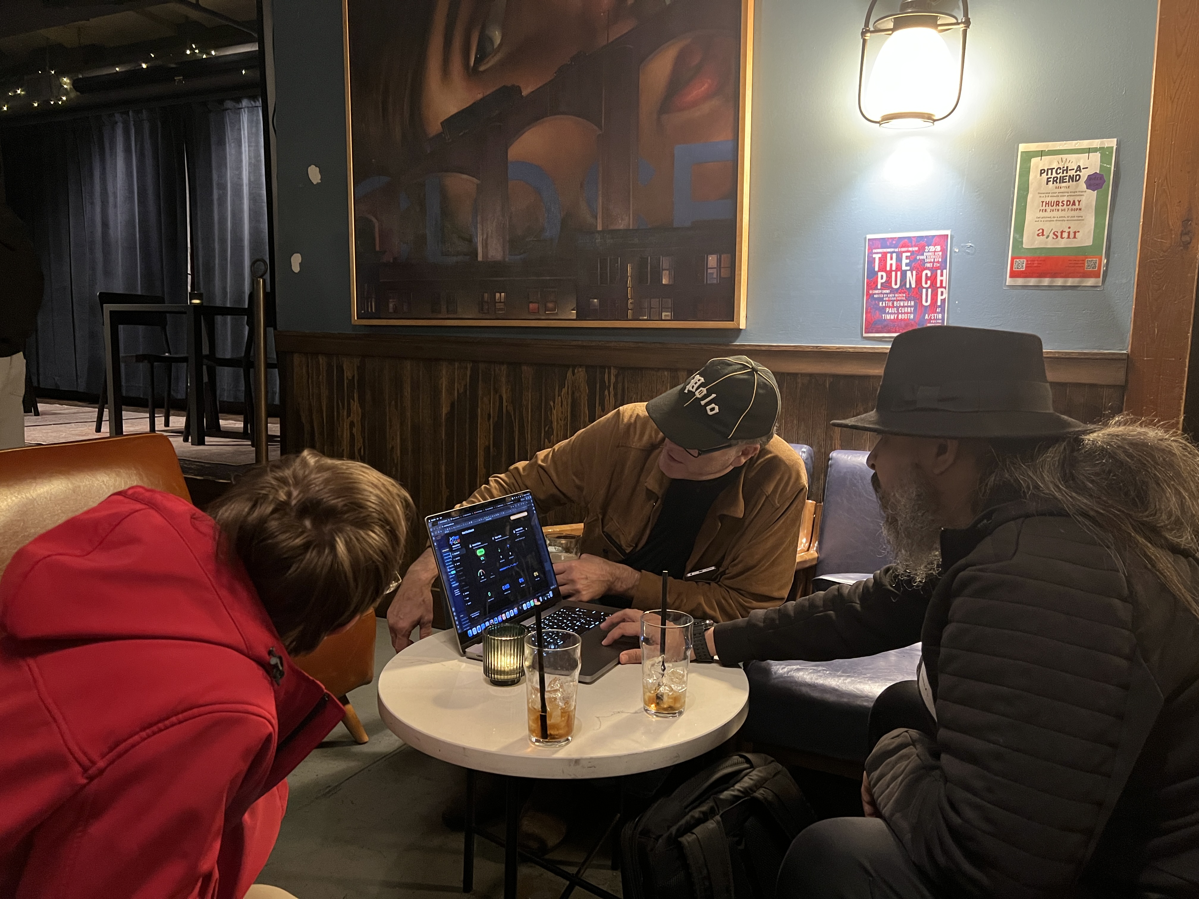 Seattle tech meetup discussion about decentralized AI