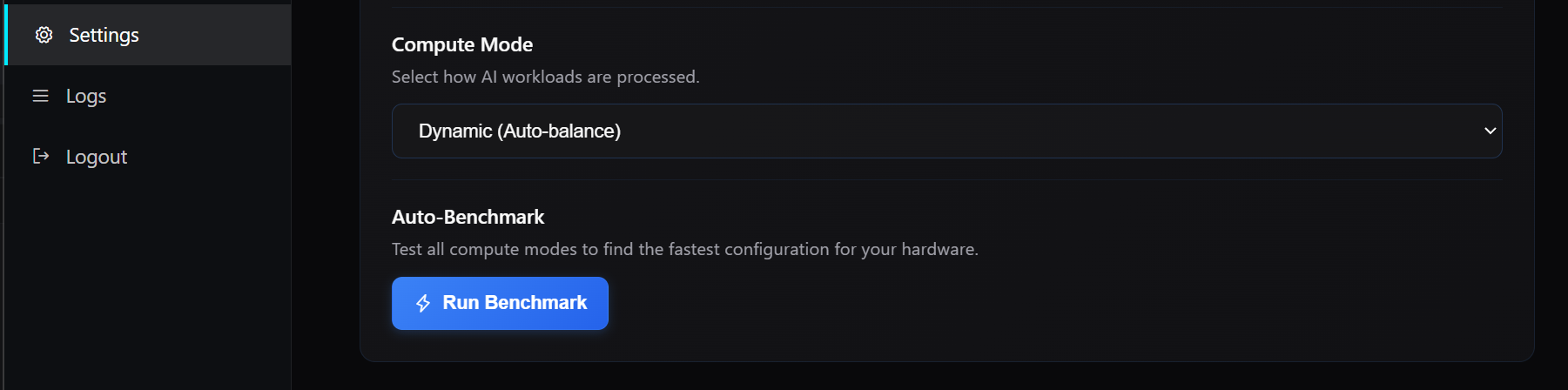 New UI experience